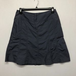 NWT Calvin Klein Women Casual A-Line Skirt Size 10 Gray Cotton M101 -17